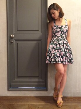 「reefur」｜「アイテム（ワンピース/ドレス）」を使った、ASAMI KATOさん（レディース・164cm）の夏コーディネート