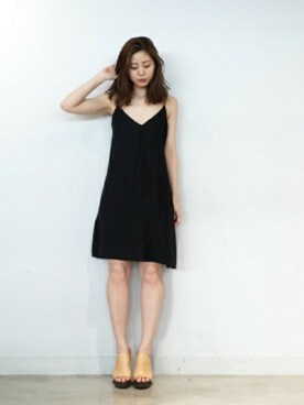 「キャミソールワンピ」｜ASAMI KATOさん（レディース・164cm）の春コーディネート