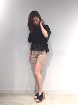 「reefur」｜ASAMI KATOさん（レディース・164cm）の夏コーディネート