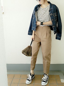 コマさんさん（レディース・154cm）の秋コーディネート