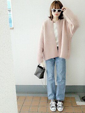 「beautiful people（ビューティフルピープル）のアイテム（その他アウター）」を使った、コマさんさん（レディース・154cm）の秋コーディネート