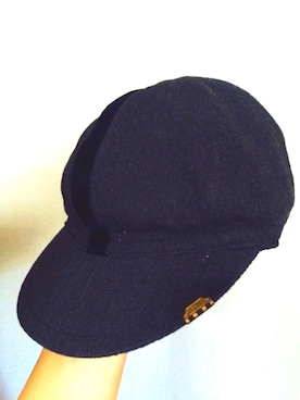 「BEAMS BOY（ビームスボーイ）のΠ◎decho / サイクリング CAP（キャップ、グレー系）」を使った、canaさん（レディース）の冬コーディネート