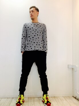 「スエット」｜こいけやすともさん（メンズ・175cm）の春コーディネート