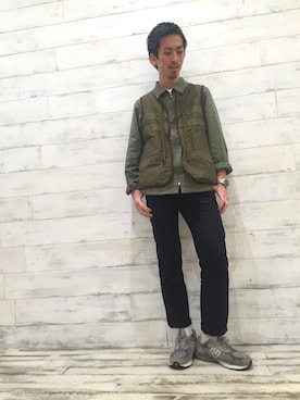 「SEXTET IMP.（セクステット アイエムピー）のアイテム」を使った、Junya  Kinugawaさん（メンズ・171cm）の春コーディネート