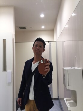 「coen（コーエン）のアイテム（その他）」を使った、Shoji Toyoshimaさん（メンズ・167cm）の春コーディネート