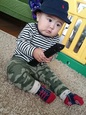 「OLD NAVY（オールドネイビー）のアイテム（その他パンツ、その他）」を使った、AI♡AKIRAさん（レディース・158cm）の秋コーディネート