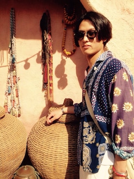 「アイテム（バングル/リストバンド）」を使った、Takuya Nagakuraさん（メンズ・180cm・20代）の春コーディネート