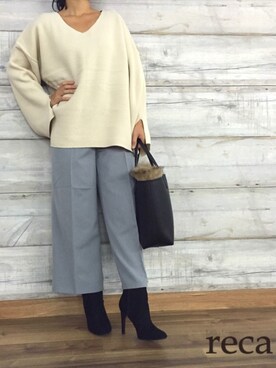 recastaffさん（レディース・154cm）の秋コーディネート