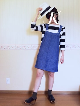 「FOREVER 21（フォーエバー トゥエンティーワン）のアイテム」を使った、nicoさん（レディース・153cm）の夏コーディネート
