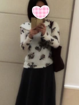 「Dosch（ドスチ）のアイテム（ニット/セーター）」を使った、あかねん.さん（レディース・158cm）の春コーディネート