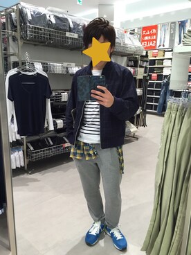 「SEVENDAYS=SUNDAY（セブンデイズサンデイ）のアイテム（ミリタリージャケット）」を使った、Tatsuさん（メンズ・162cm）の春コーディネート