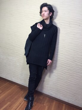 宮内駿さん（メンズ・177cm）の秋コーディネート