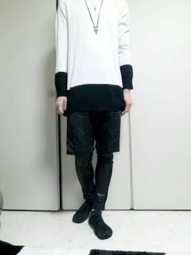 宮内駿さん（メンズ・177cm）の冬コーディネート