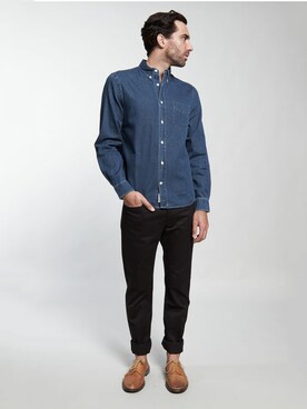「Acne Studios（アクネストゥディオズ）のアイテム（パンツ）」を使った、INCUさん（メンズ・173cm）の夏コーディネート