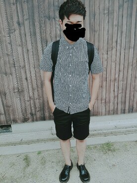 「タケオキクチ(TAKEO KIKUCHI)」｜「アイテム（ブーツ）」を使った、世も末りょうこさん（メンズ・166cm）の夏コーディネート