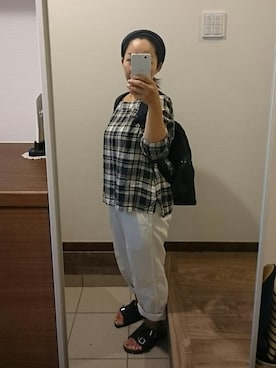 「Vlas Blomme（ヴラスブラム）のアイテム」を使った、さだきちさん（レディース・145cm）の夏コーディネート