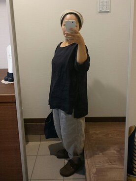 「Vlas Blomme（ヴラスブラム）のアイテム」を使った、さだきちさん（レディース・145cm）の秋コーディネート