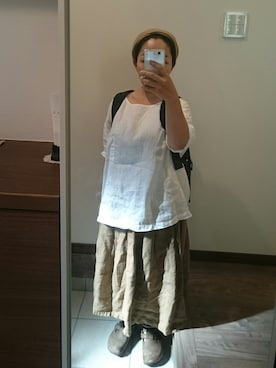 「Vlas Blomme（ヴラスブラム）のアイテム」を使った、さだきちさん（レディース・145cm）の秋コーディネート