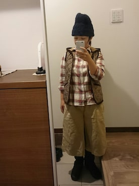 「LAVENHAM（ラベンハム）のアイテム（その他アウター）」を使った、さだきちさん（レディース・145cm）の秋コーディネート