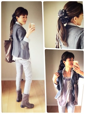 中條加奈子さんのコーディネート