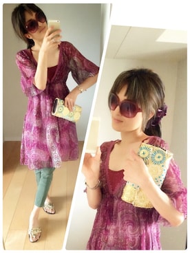 中條加奈子さんのコーディネート