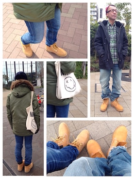 「カップルコーデ」｜TERIYAKIさん（メンズ・167cm）の春コーディネート