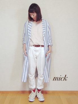 micktenさん（レディース・158cm）の春コーディネート