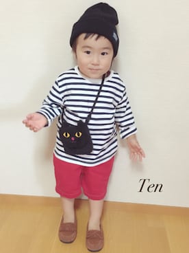 「息子」｜「アイテム（モカシン/デッキシューズ）」を使った、micktenさん（レディース・158cm）の秋コーディネート