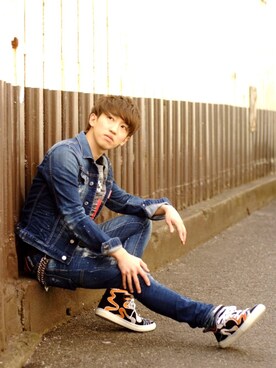 「PIERRE HARDY」｜Ryoさん（メンズ・172cm）の春コーディネート