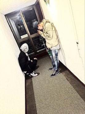 HIKA=さん（メンズ・178cm）の春コーディネート