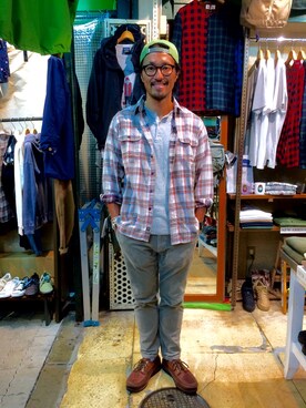 粕谷さんのコーディネート