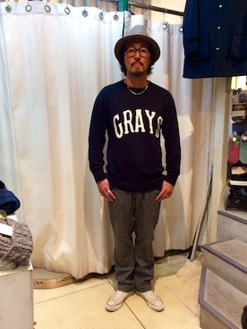 粕谷さんのコーディネート