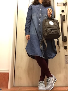 「カンケンBAG」｜toさん（レディース・151cm）の冬コーディネート