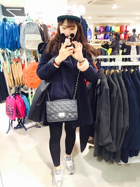 「shop」｜이은지さん（レディース・159cm）の冬コーディネート