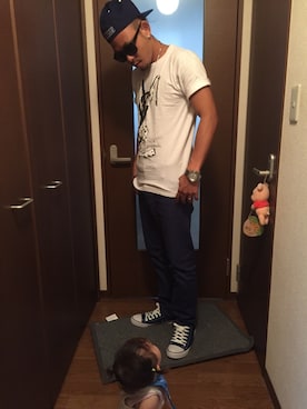 「ウェリントン」｜⛪️akilla⛪️さん（メンズ・172cm）の夏コーディネート