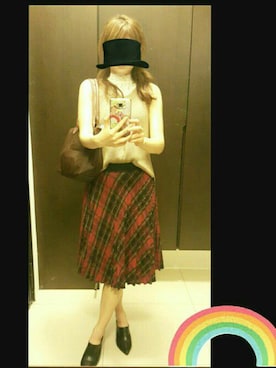 「skirt」｜「アイテム（ブーティ）」を使った、gracelove99さん（レディース・168cm）の秋コーディネート
