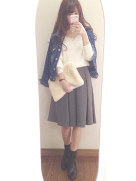 Reinaさん(レディース・157cm)の秋コーディネート