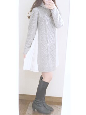 Reinaさん（レディース・156cm）の冬コーディネート