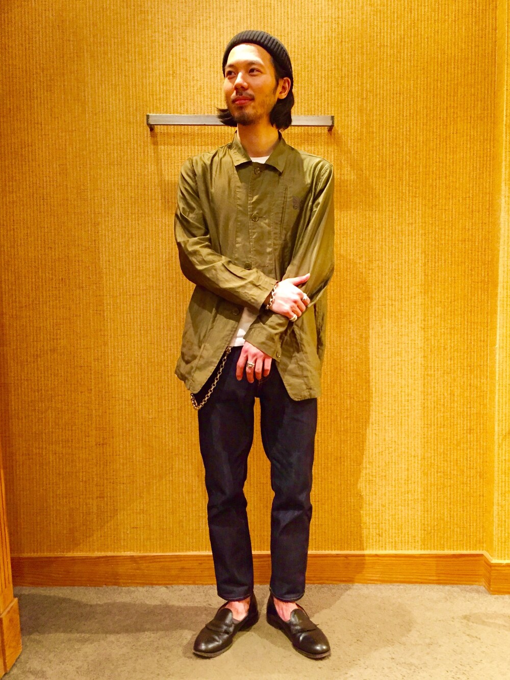 BILL WALL LEATHERのウォレットチェーンを使った人気ファッション