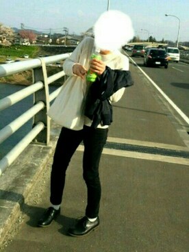 「アイテム（MA-1）」を使った、そらジﾛｳさん（メンズ・165cm・20代）の秋コーディネート