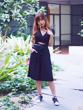 BaoerTangさん（レディース・158cm）の夏コーディネート