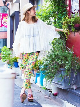 Let's get Flower Prints for WOMENさんのコーディネート