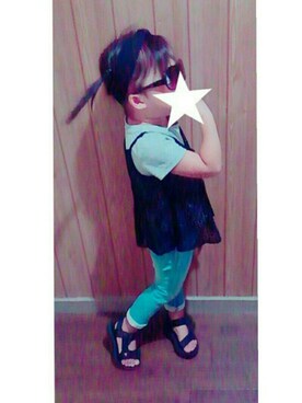 N★Mさん（キッズ・100cm）の夏コーディネート