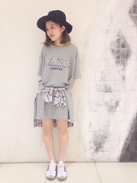 「coordinate」｜まるこさん（レディース・150cm）の夏コーディネート