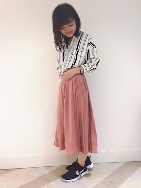 「ゆるゆる」｜まるこさん（レディース・150cm）の夏コーディネート