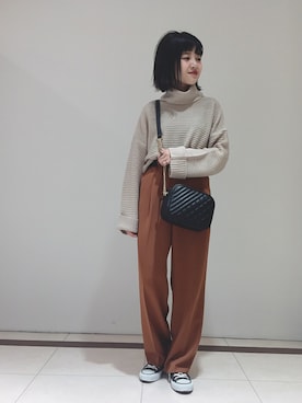 まるこさん（レディース・150cm）の秋コーディネート