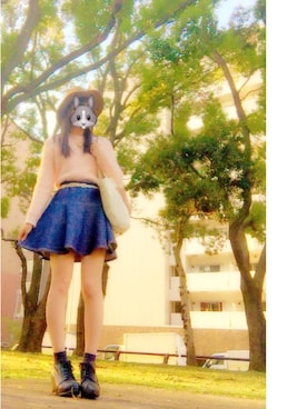 「ピンクニット」｜Chaoさん（レディース・158cm）の秋コーディネート