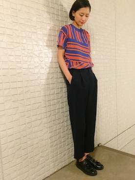 潮田あかりさん(レディース・166cm)の夏コーディネート