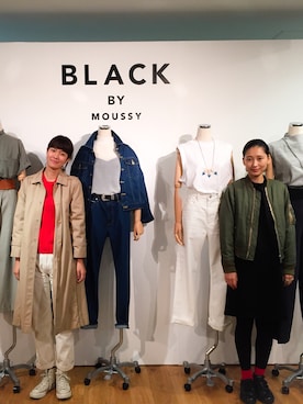 「EDITION（エディション）のアイテム（ブルゾン）」を使った、潮田あかりさん（レディース・166cm）の秋コーディネート