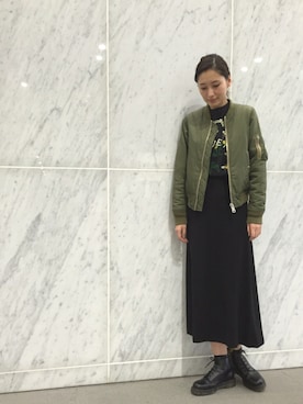 潮田あかりさん(レディース・166cm)の春コーディネート